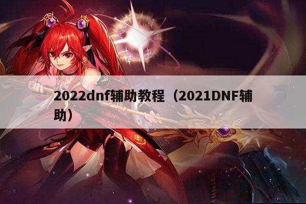 2022dnf辅助教程