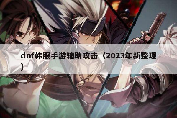 dnf韩服手游辅助攻击（2023年新整理）