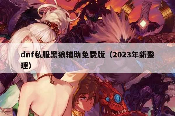 dnf私服黑狼辅助免费版（2023年新整理）