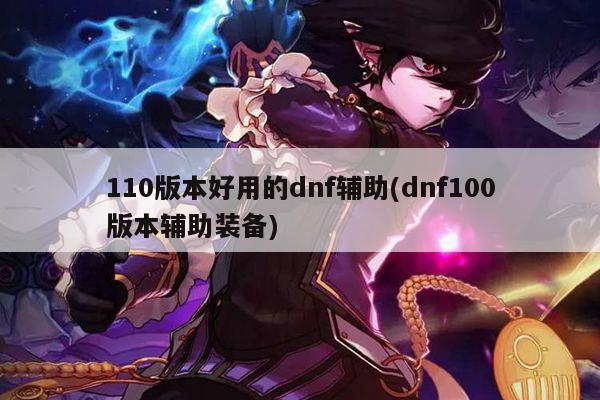 110版本好用的dnf辅助(dnf100版本辅助装备)